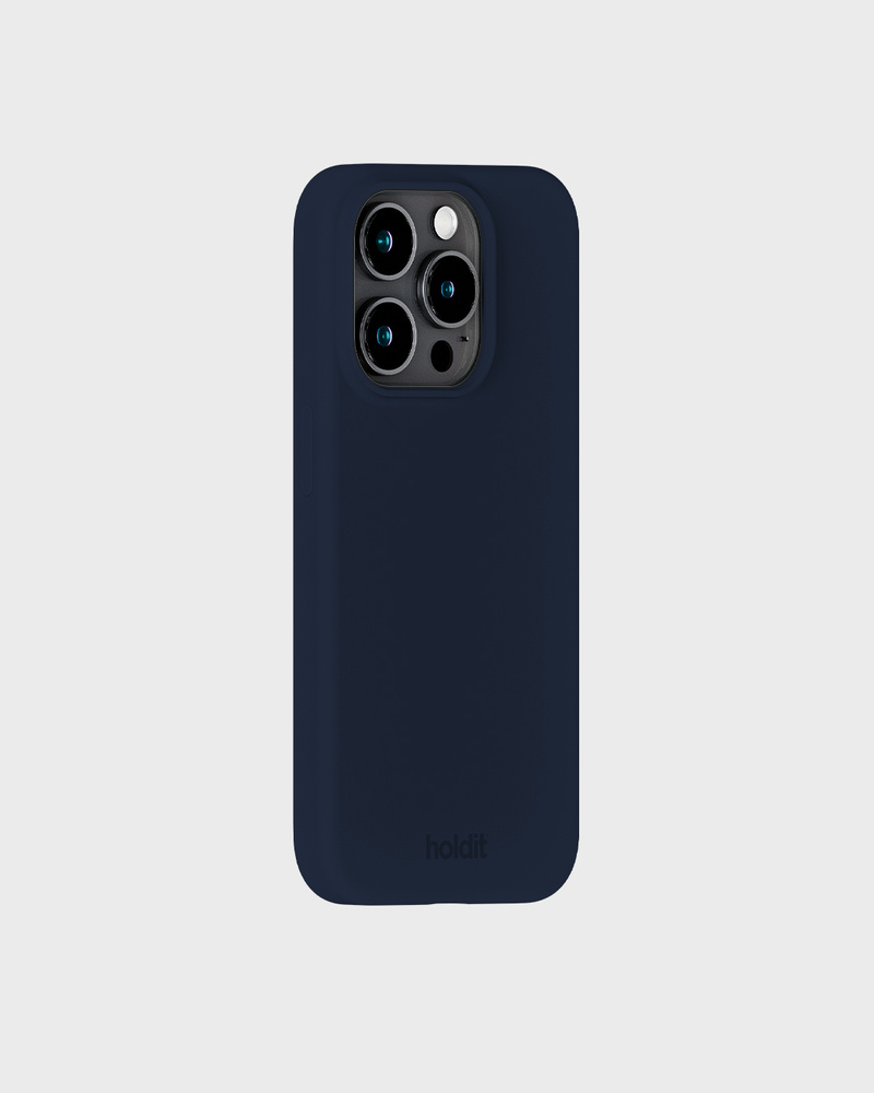 Phone Case Silicone Midnight Blue iPhone 15 Pro
