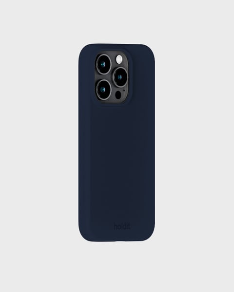 Phone Case Silicone Midnight Blue iPhone 15 Pro