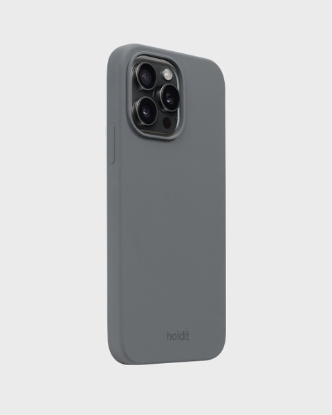 Phone Case Silicone Space Gray iPhone 15 Pro