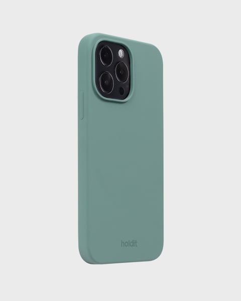 Phone Case Silicone Moss Green iPhone 15 Pro Max