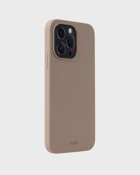 Phone Case Silicone Mocha Brown iPhone 15 Pro Max