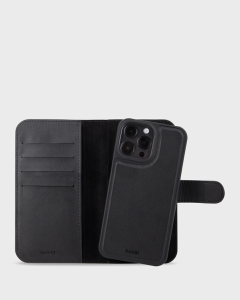 Wallet Case Magnet Black iPhone 15 Pro Max