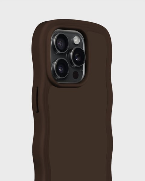 Phone Case Wavy Chocolate iPhone 14 Pro Max