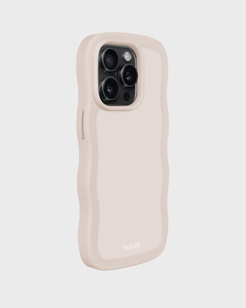 Phone Case Wavy Light Beige iPhone 15 Pro Max