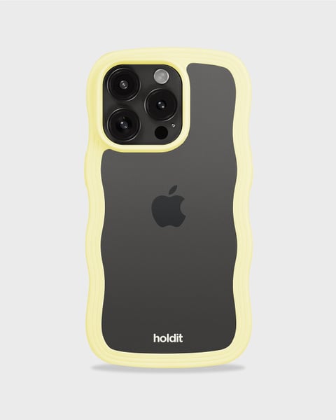 Phone Case Wavy Lemonade/Transparent iPhone 15 Pro Max