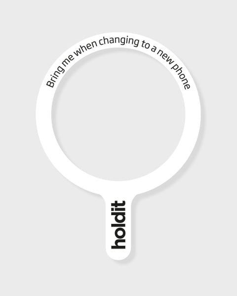 Magnet Ring Magsafe Compatible White One Size