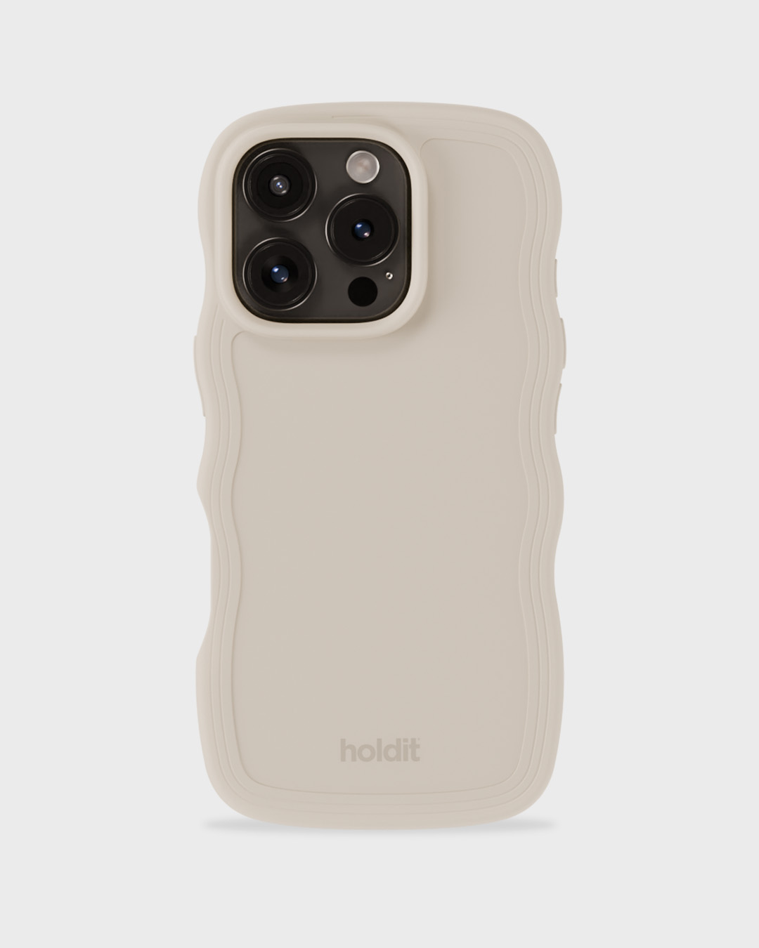 Phone Case Wavy Light Beige iPhone 16 Pro Max