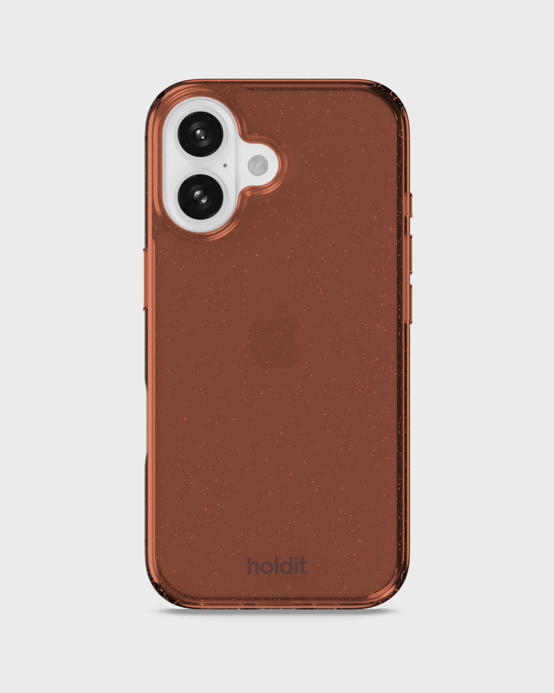 Phone Case Glitter Amber iPhone 16