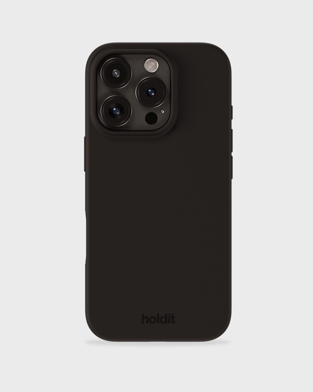 Phone Case Silicone Black iPhone 16 Pro