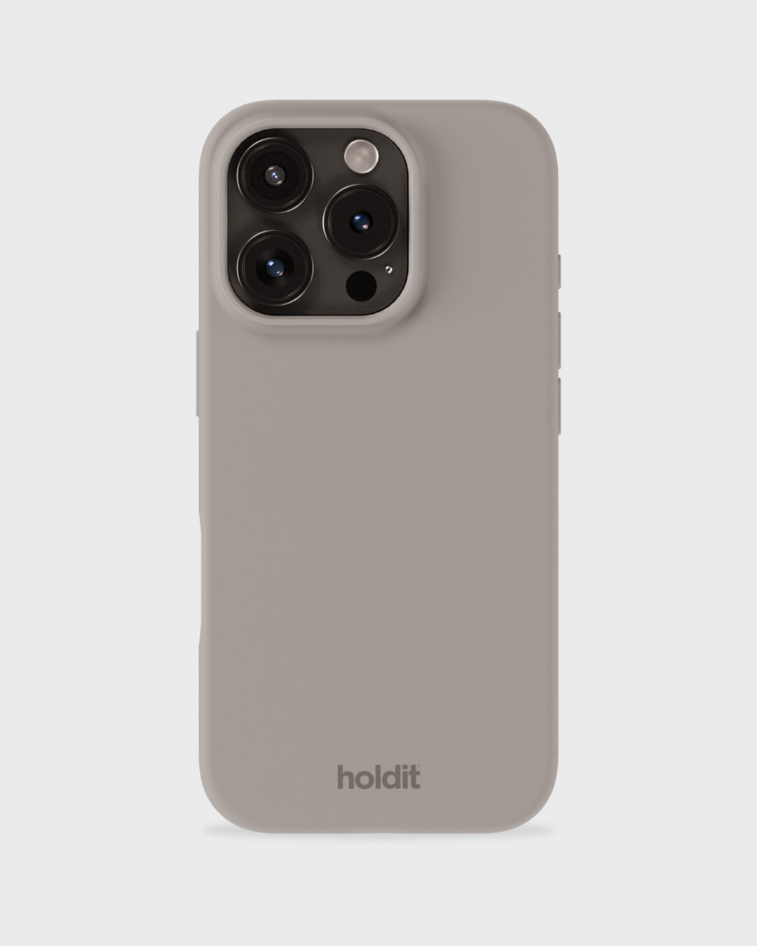 Phone Case Silicone Taupe iPhone 16 Pro