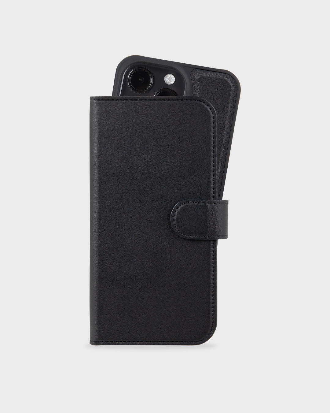 Wallet Case Magnet Black iPhone 16 Pro Max