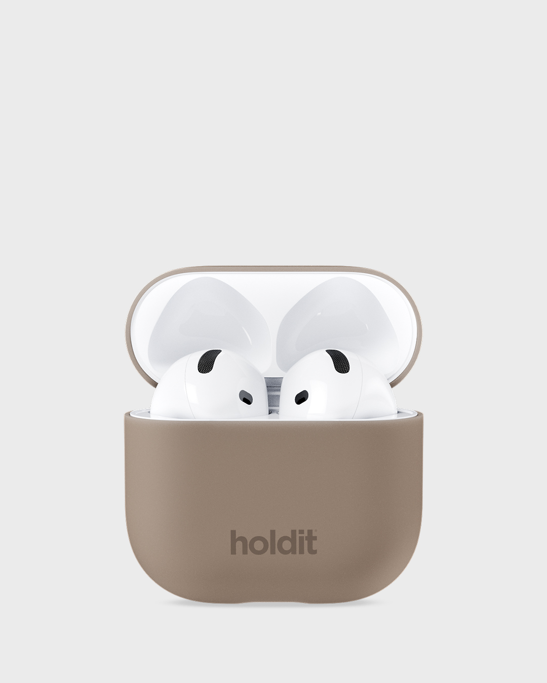 Silicone Case Mocha Brown Airpods 4