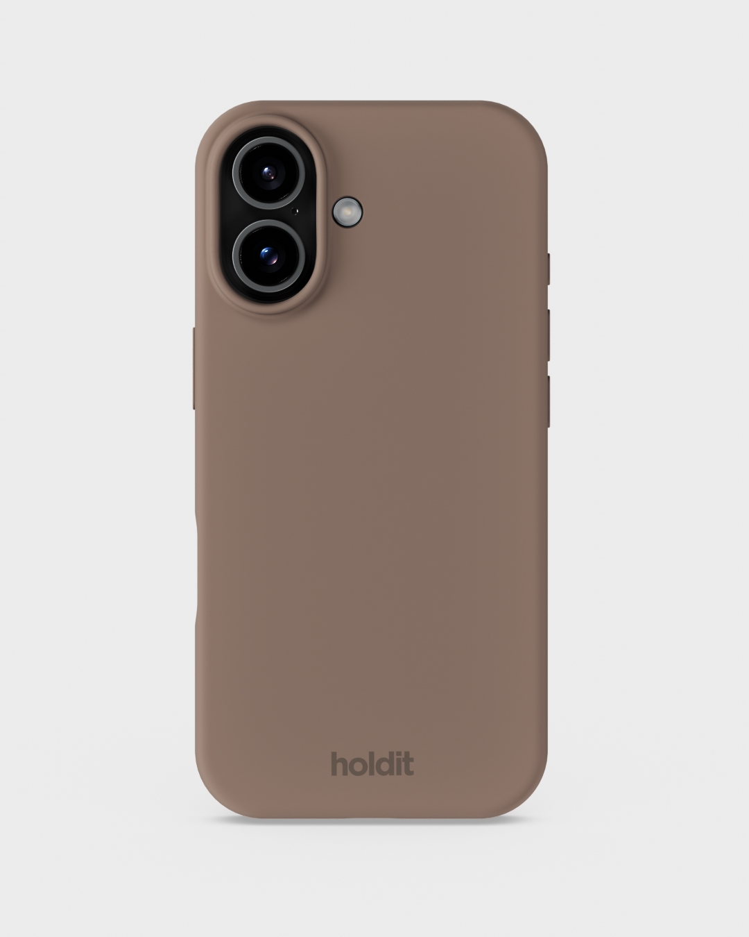 Phone Case Silicone Mocha Brown iPhone 17