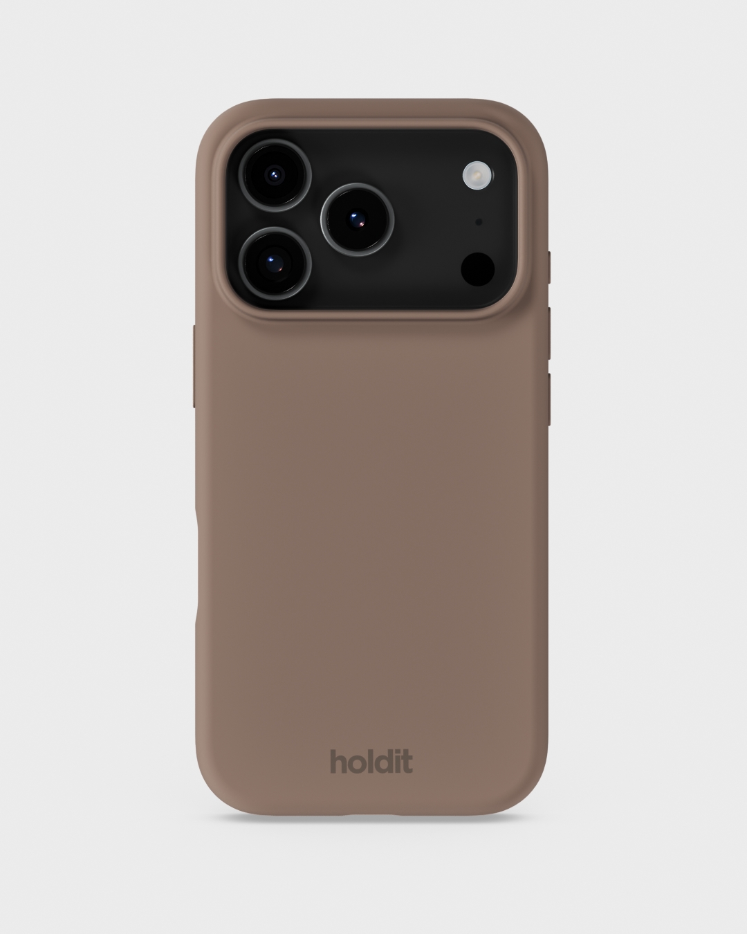 Phone Case Silicone Mocha Brown iPhone 17 Pro Max