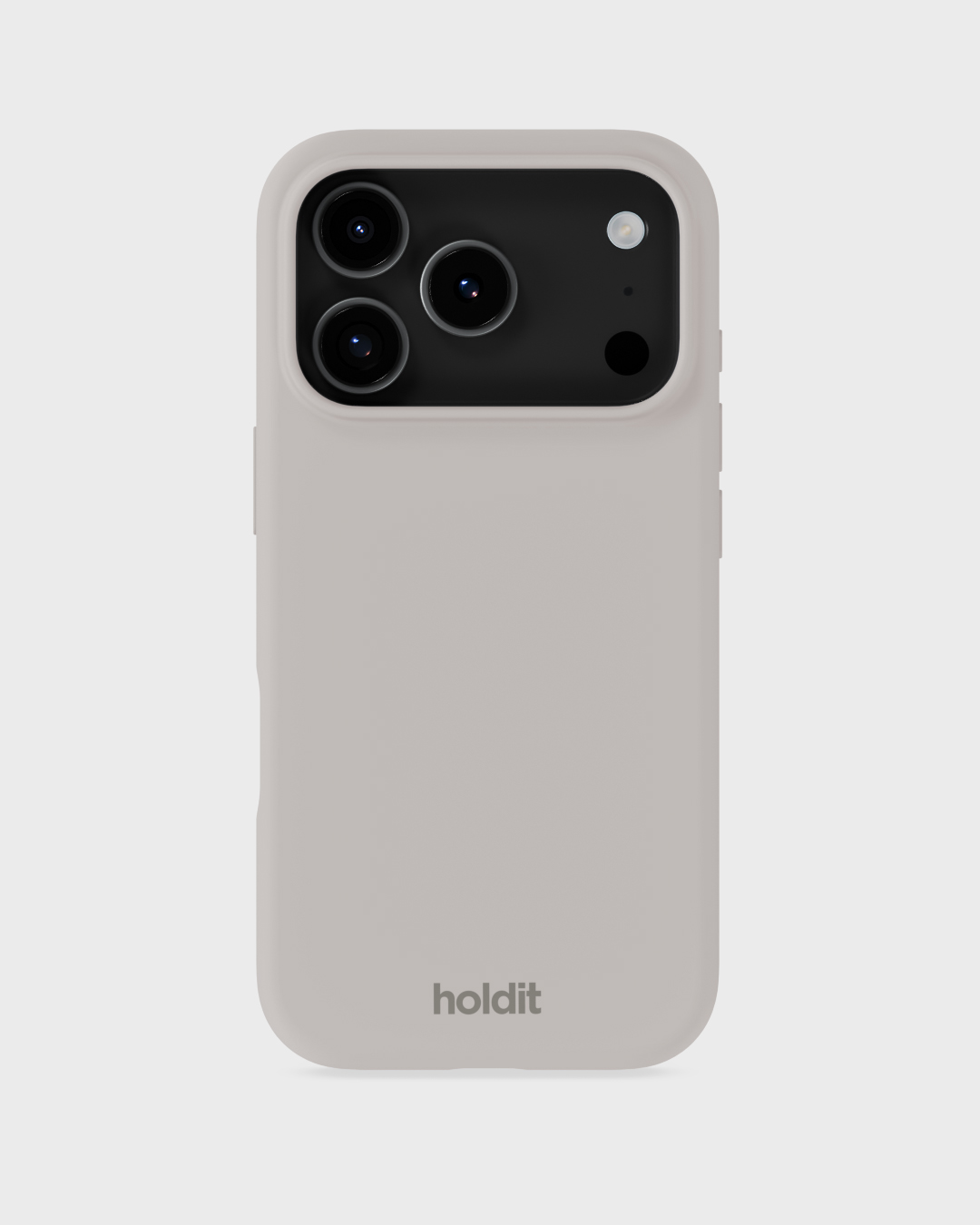 Phone Case Silicone Wool Gray iPhone 17 Pro Max
