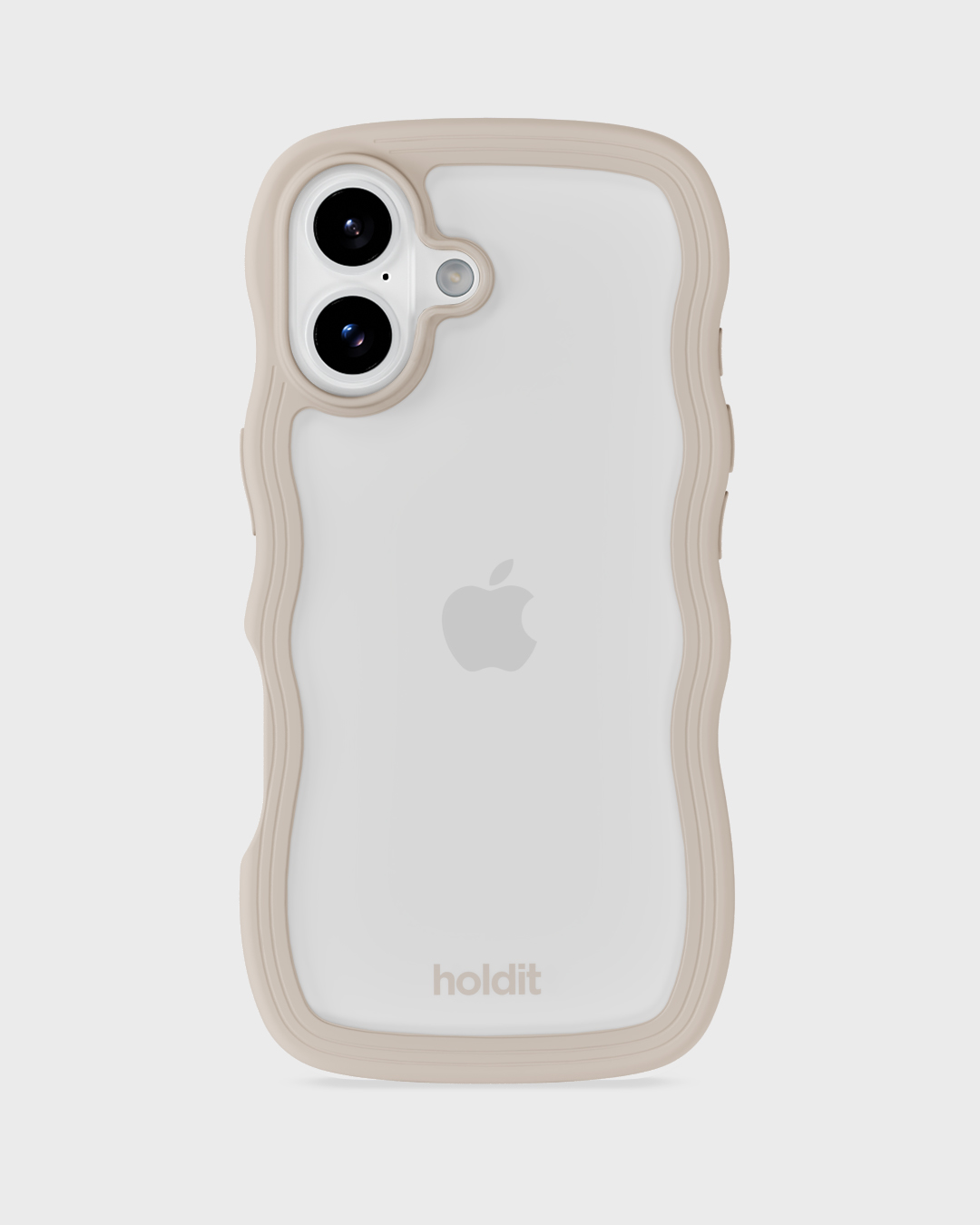 Phone Case Wavy Light Beige iPhone 17