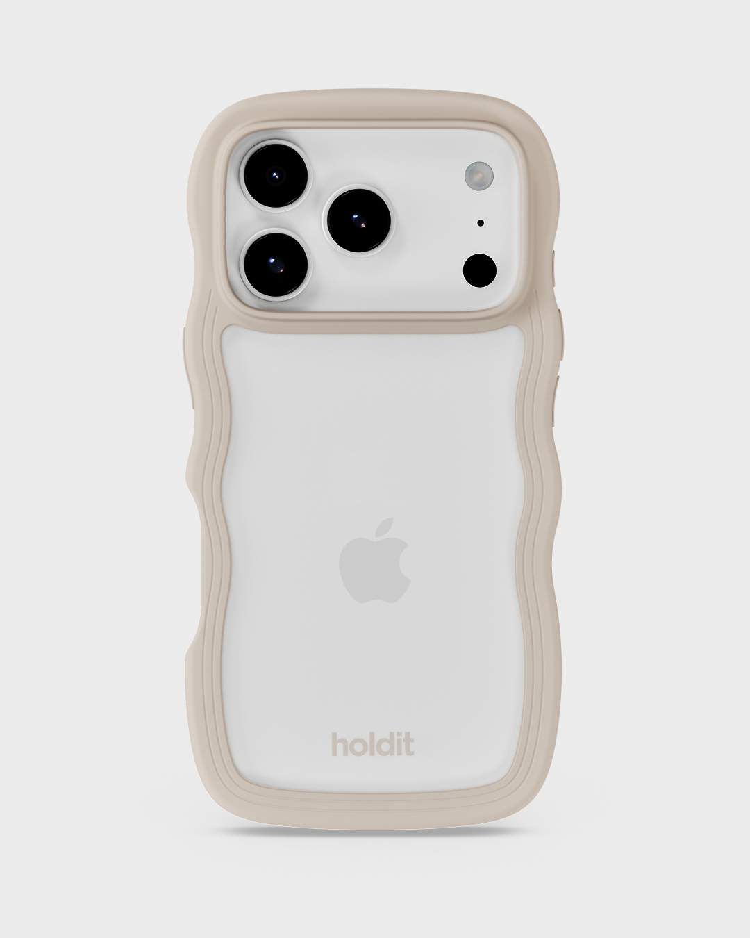 Phone Case Wavy Light Beige iPhone 17 Pro