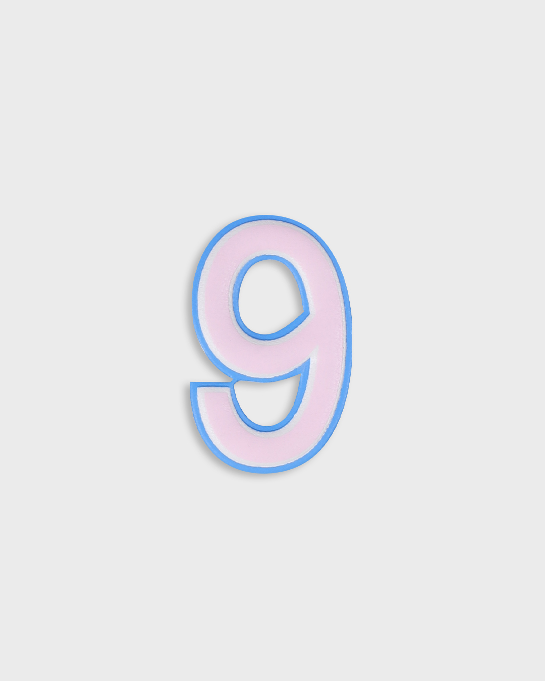 Number 9 Number Sticker