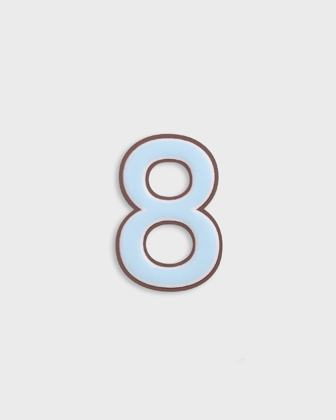 Number 8 Number Sticker