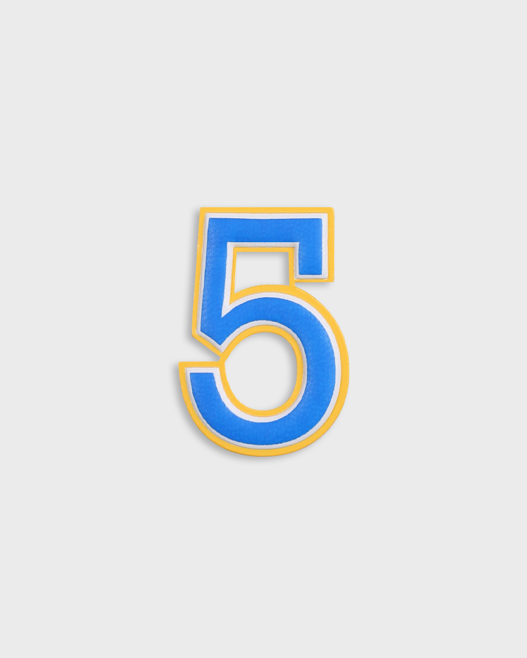 Number 5 Number Sticker