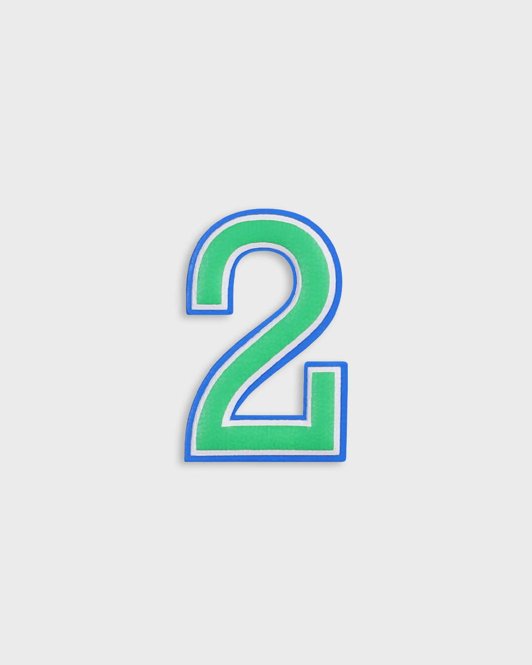 Number 2 Number Sticker