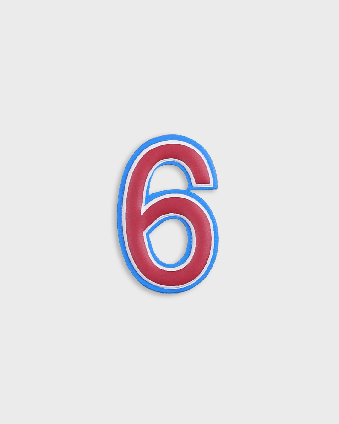 Number 6 Number Sticker