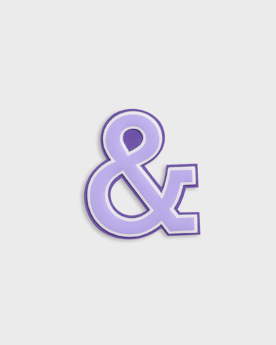 Ampersand Letter Sticker