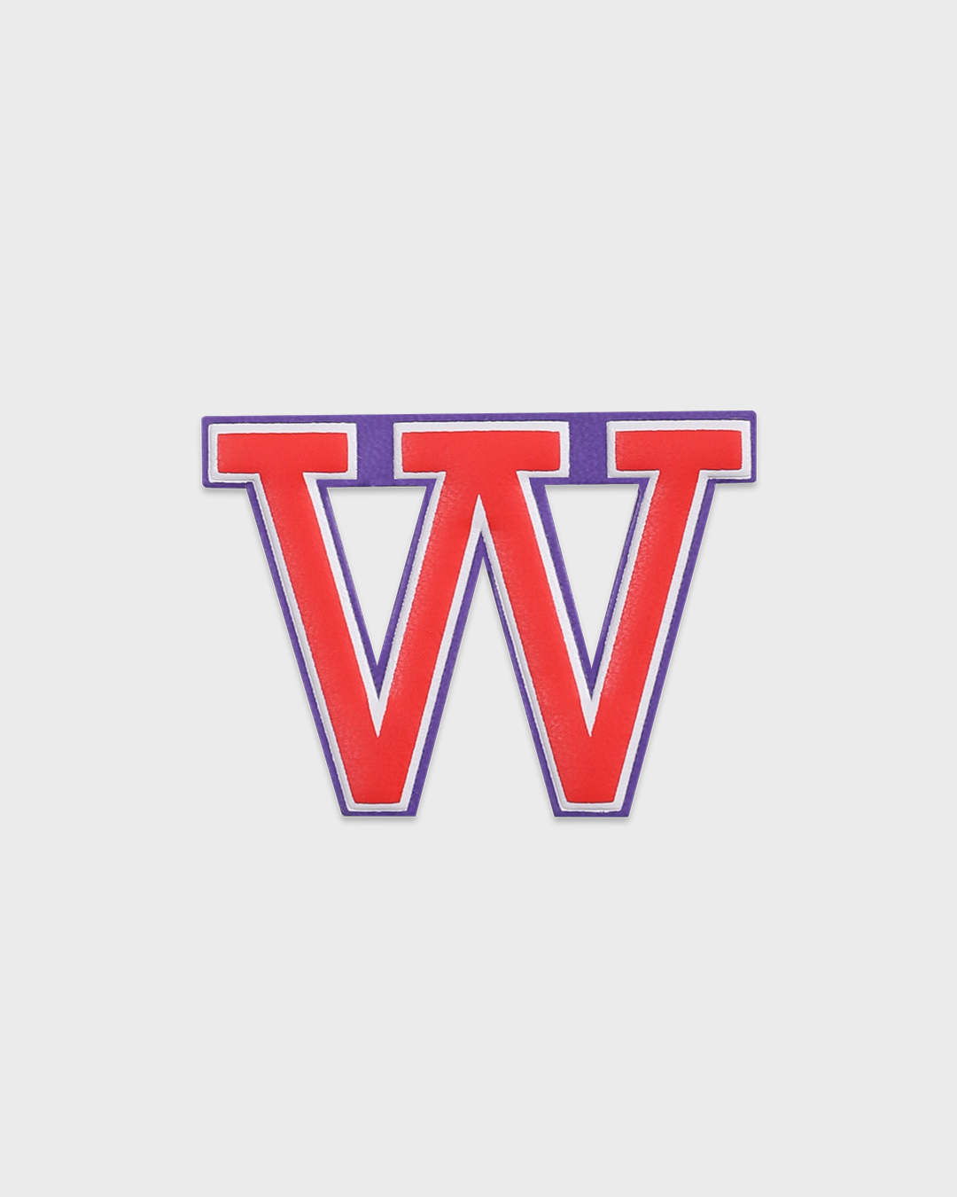 W Letter Sticker