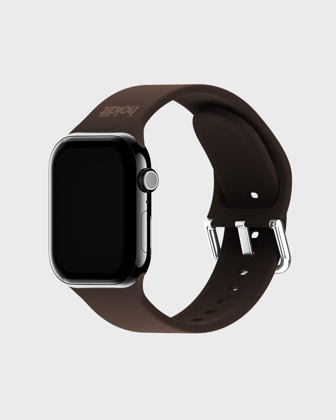 Holdit Watch Band Silicone Magnet Chocolate 38/40/41/42 mm