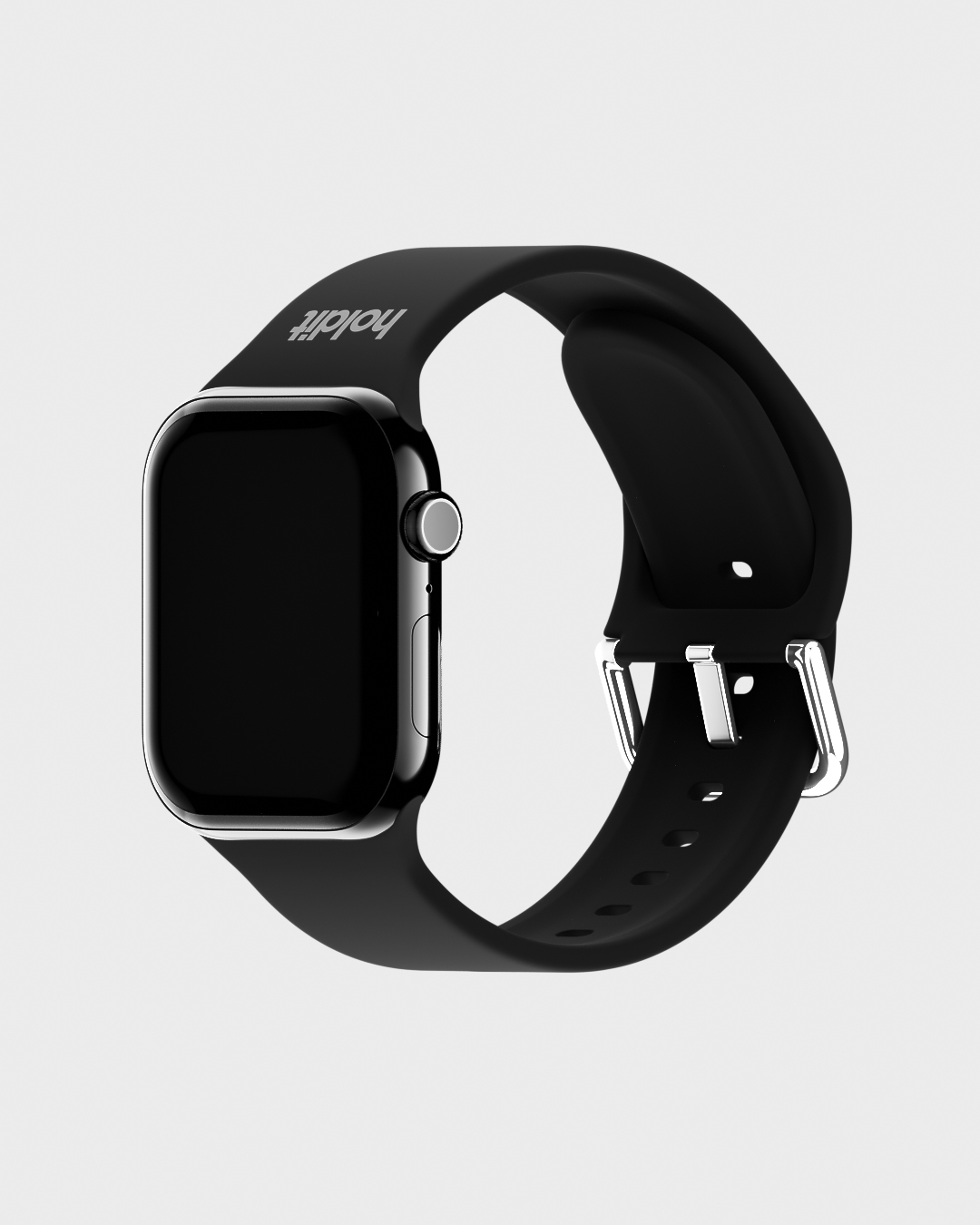 Holdit Watch Band Silicone Black 38/40/41/42 mm