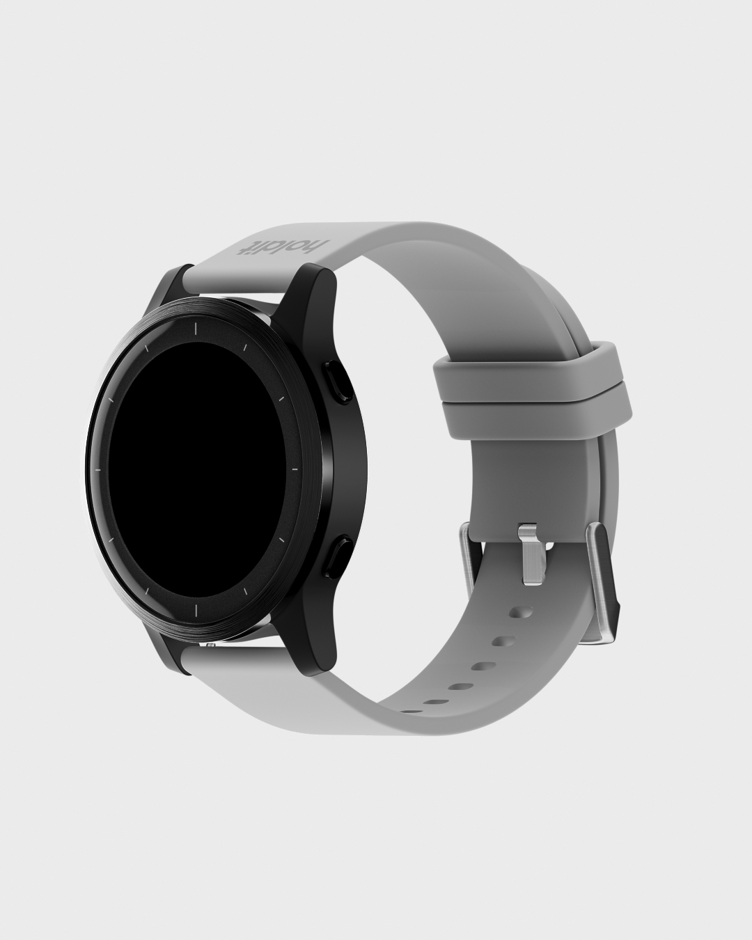 Holdit Watch Band Silicone Light Gray 22mm