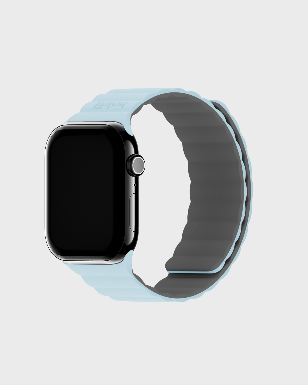 Holdit Watch Band Silicone Magnet Mineral Blue/Gray 38/40/41/42 mm