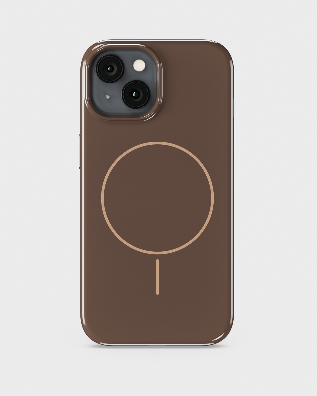 Phone Case Mono Chocolate/Beige iPhone 13