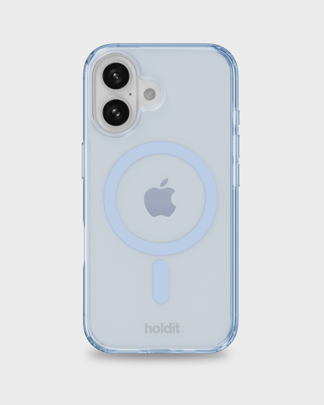 Phone Case Transparent Magsafe Compatible Mineral Blue iPhone 16