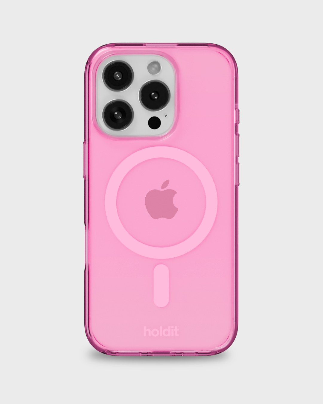 Phone Case Transparent Magsafe Compatible Pink iPhone 16 Pro Max