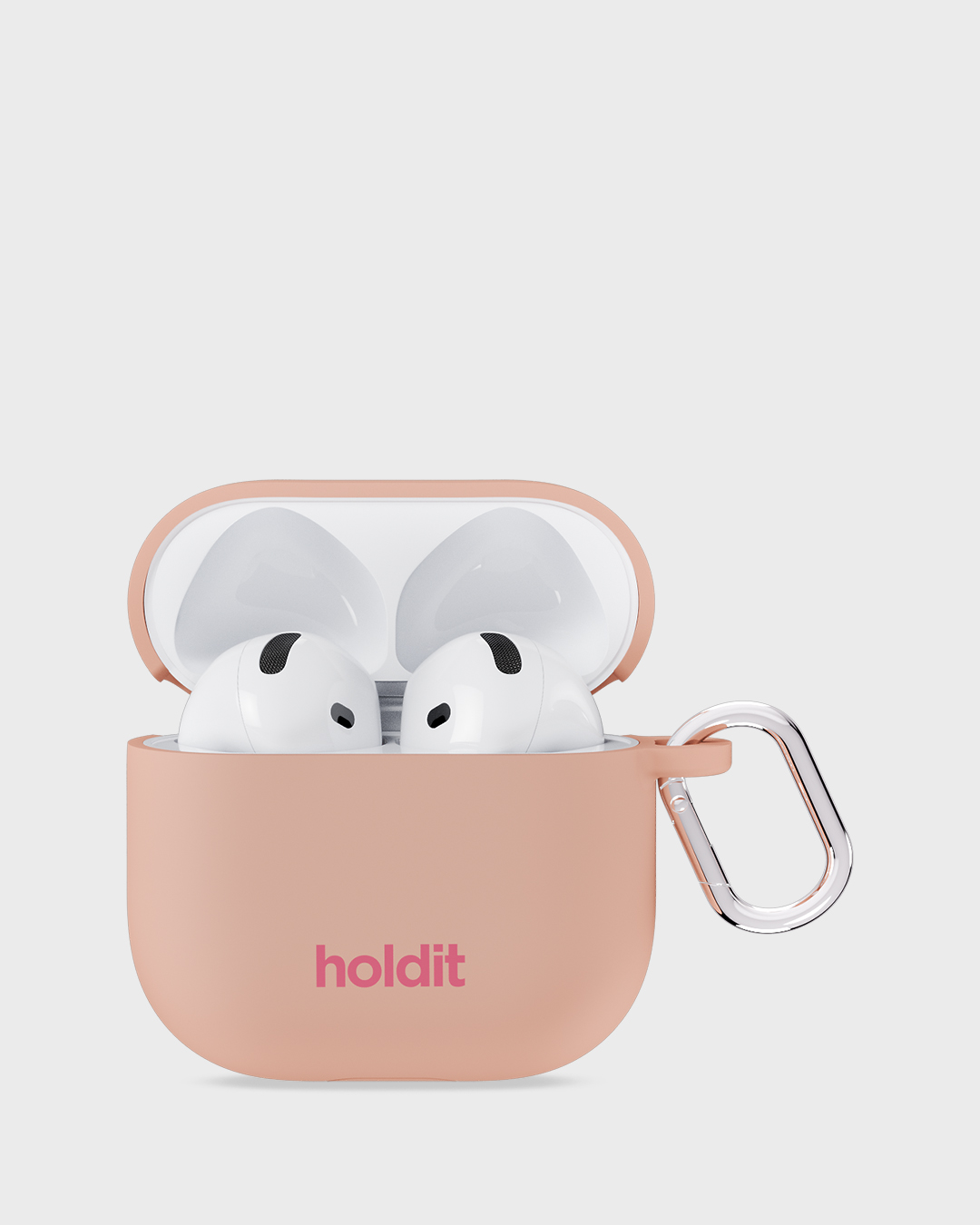 Silicone Case Solid Bare Pink Airpods 4