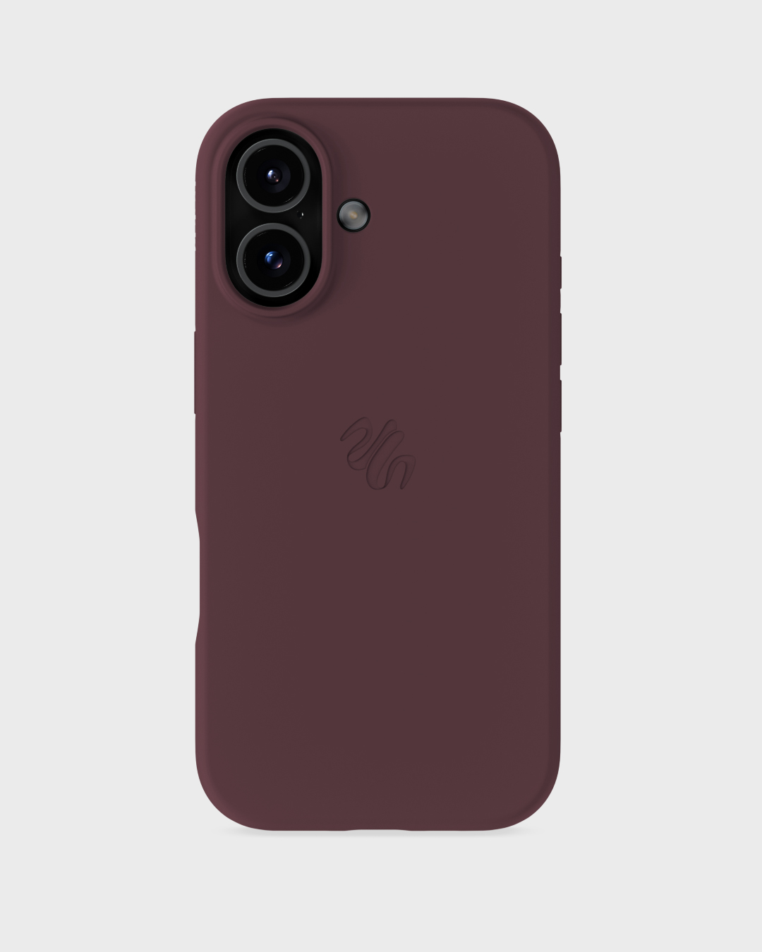 Phone Case Silicone MagSafe Compatible Bordeaux iPhone 17