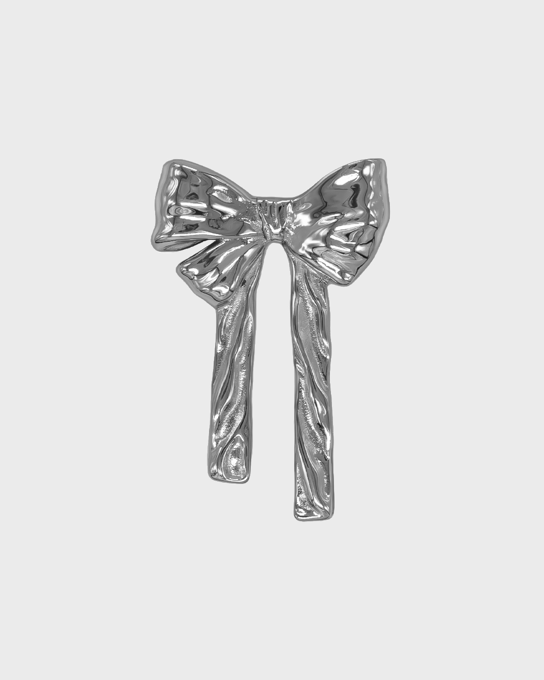 Stainless Steel Bow Metal Sticker