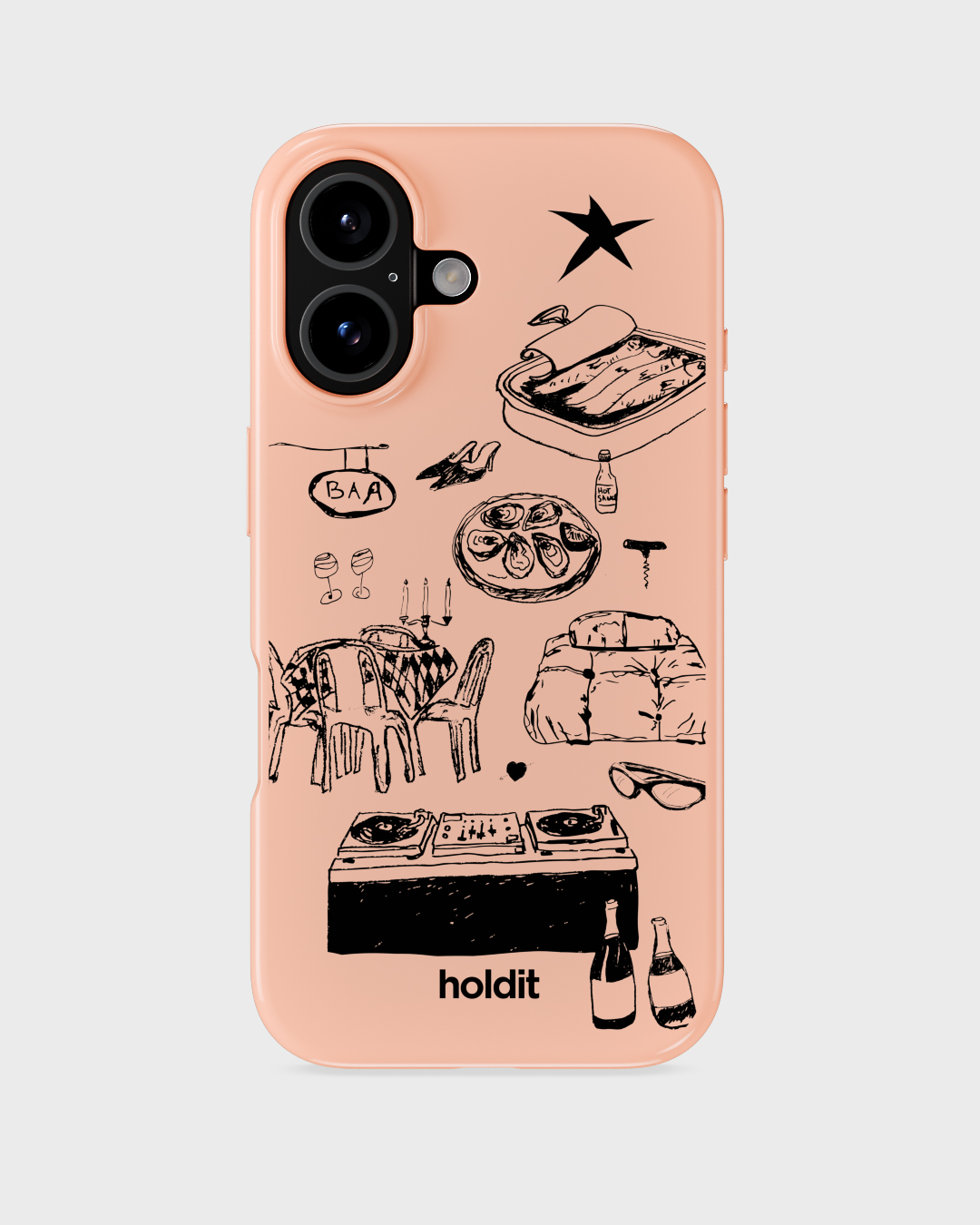 Phone Case Graphic MagSafe Compatible Bare Pink iPhone 16