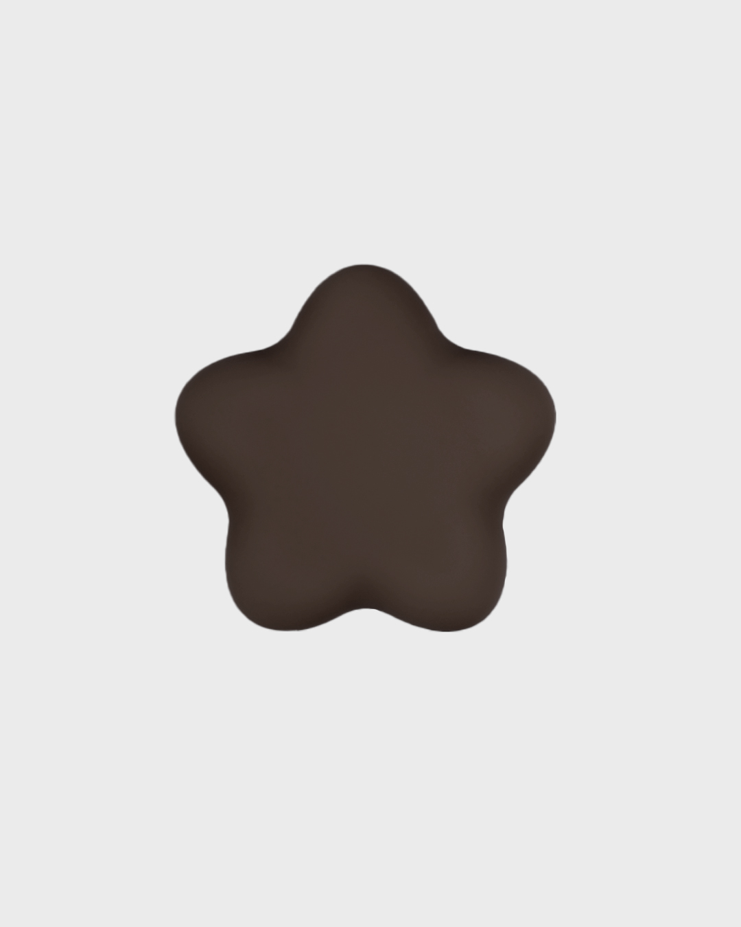 Chocolate Star Silicone Sticker