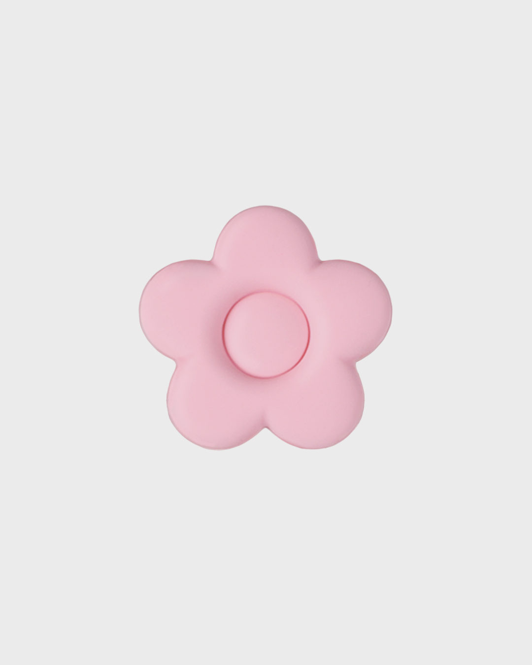 Pink Flower Silicone Sticker