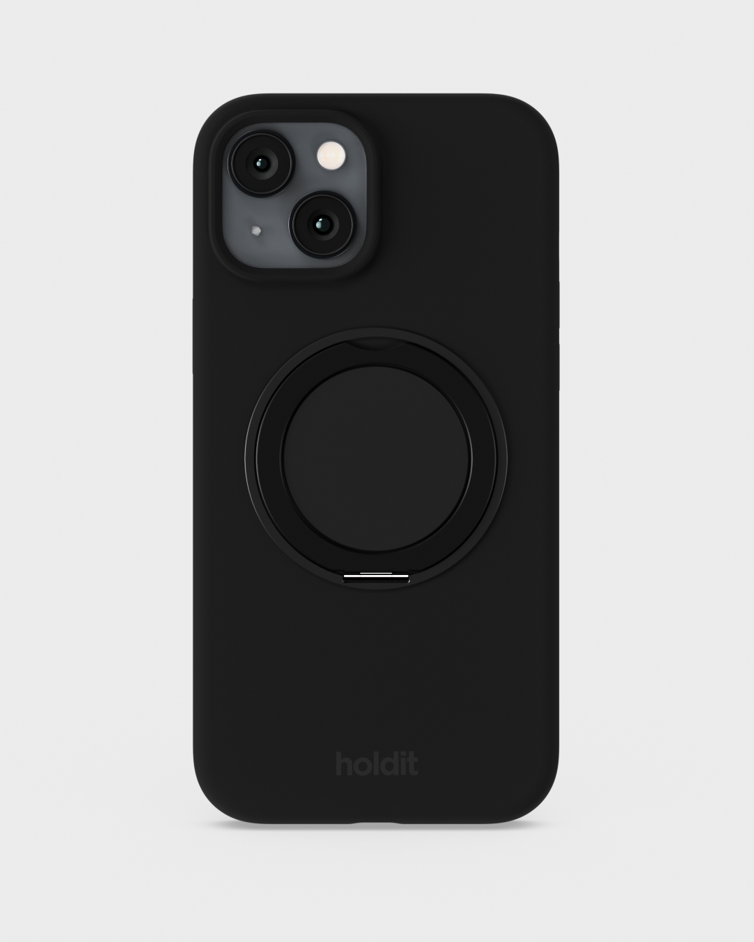 Silicone Stand Case Black iPhone 13