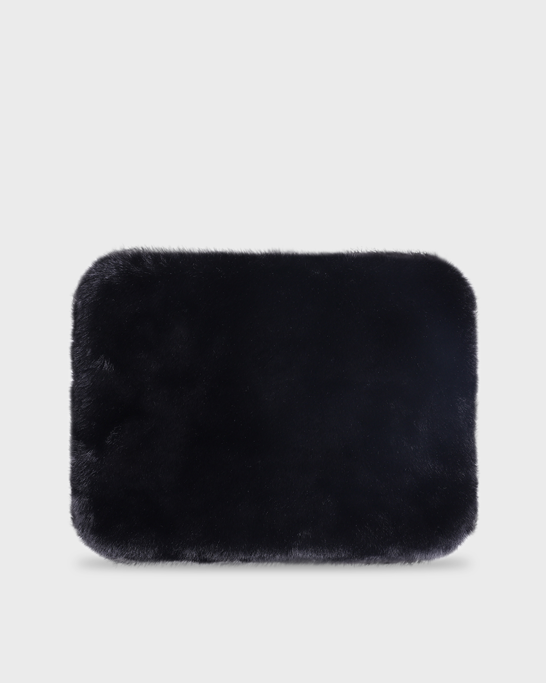 Faux Fur Black Laptop Case 14"
