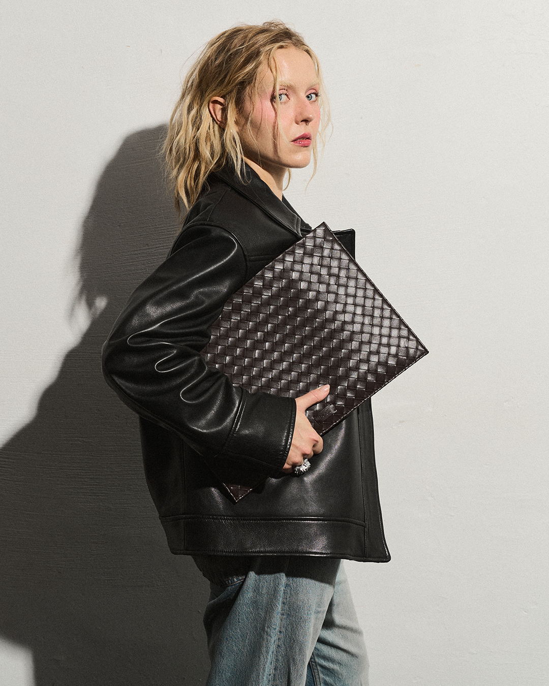 Dark Chocolate Woven Laptop Case 14"