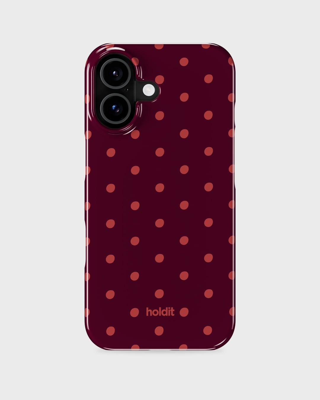 Phone Case Printed Bordeaux Dot iPhone 17