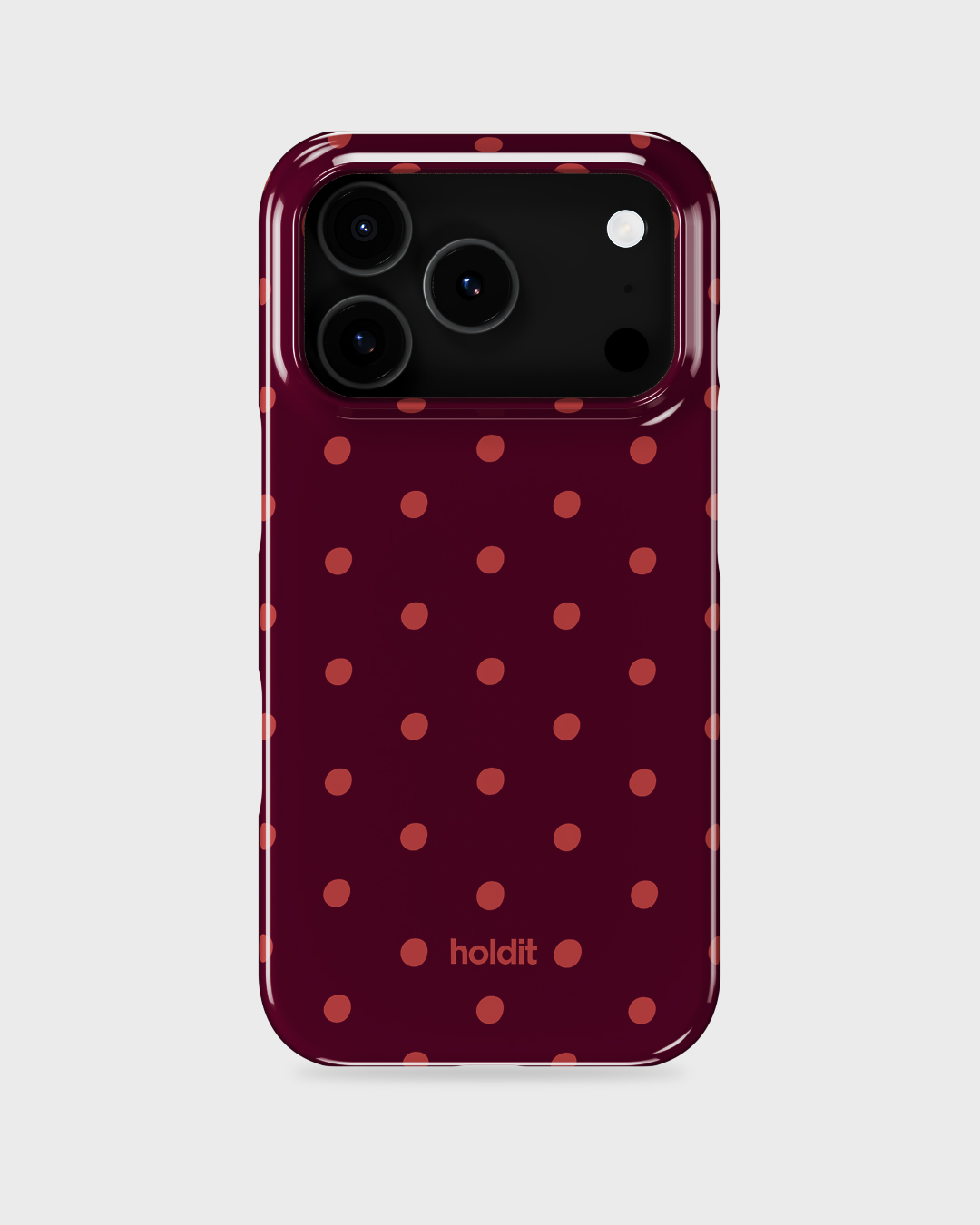 Phone Case Printed Bordeaux Dot iPhone 17 Pro