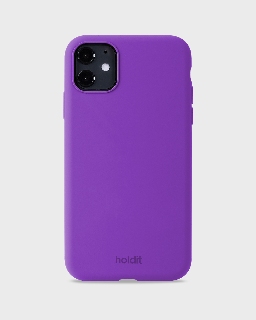 Phone Case Silicone Bright Purple iPhone 11