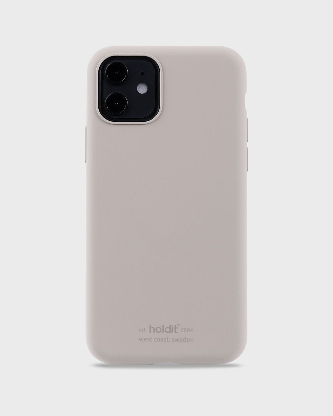 Phone Case Silicone Taupe iPhone 11