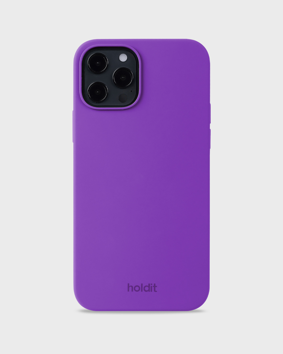 Phone Case Silicone Bright Purple iPhone 12
