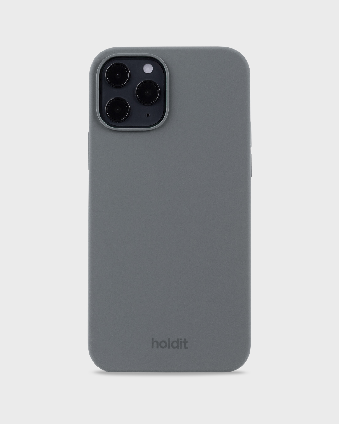 Phone Case Silicone Space Gray iPhone 12